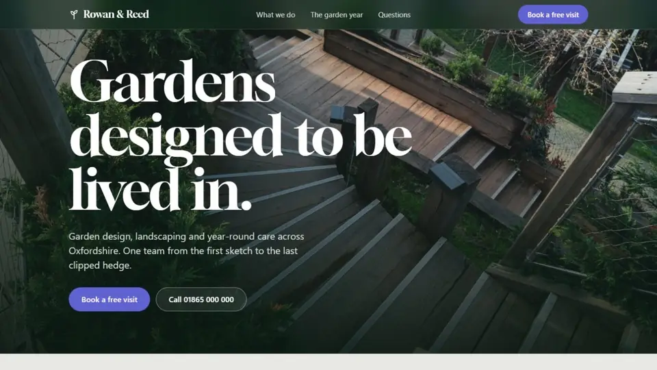 Rowan & Reed website preview